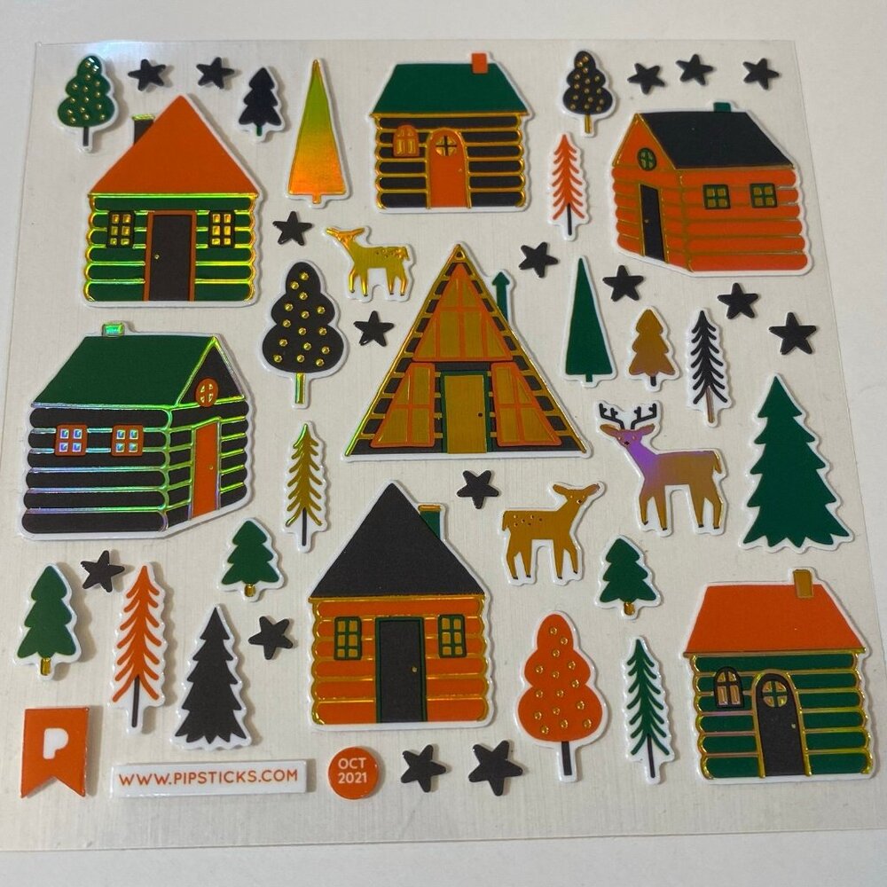 Pipsticks Outdoors Cabin Stickers